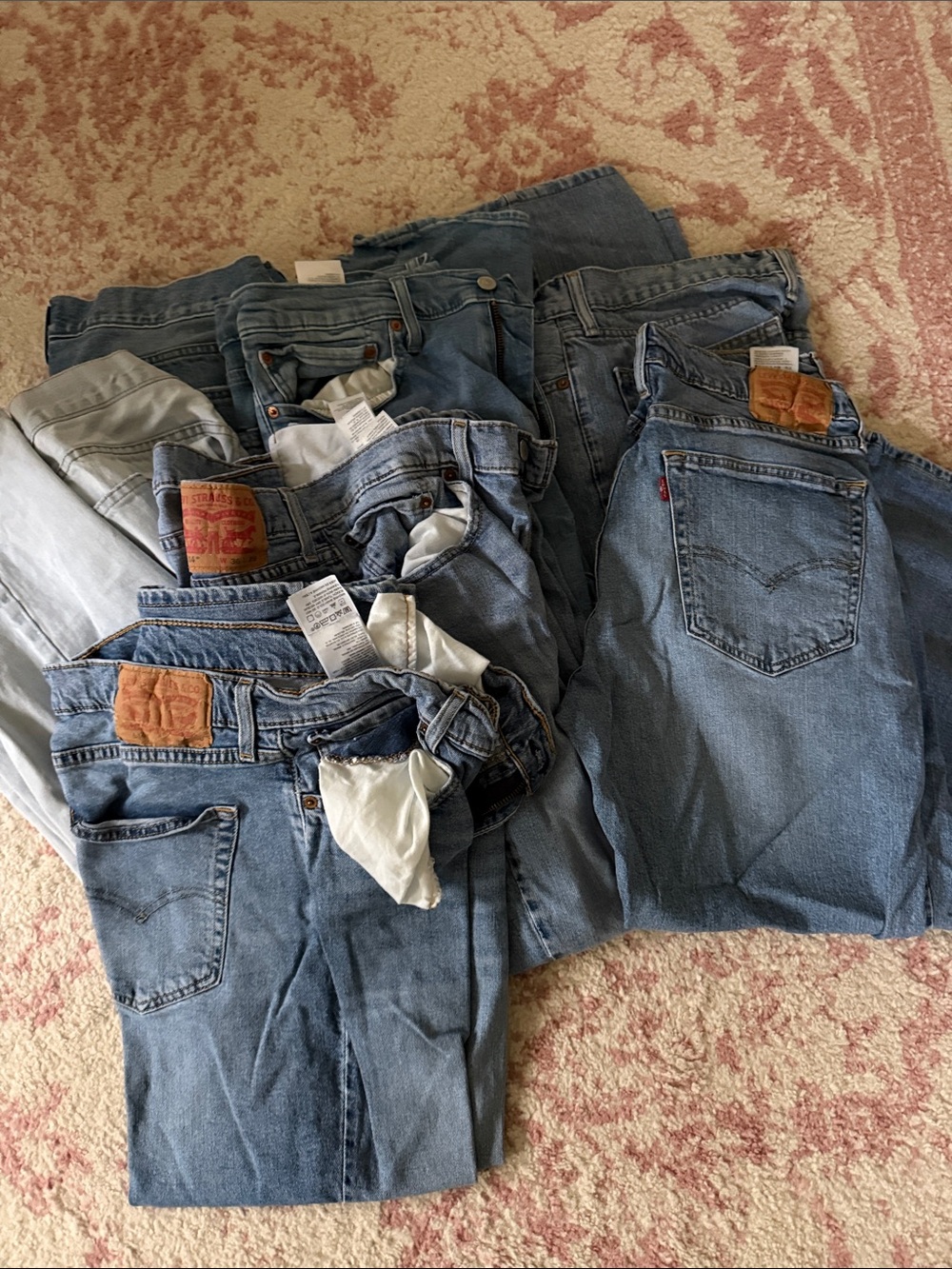 Vintage Levi's Blue Denim Jeans Lot - Multiple Pairs